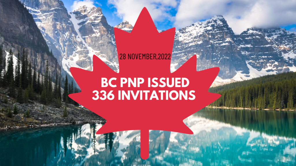 British Columbia Latest PNP DRAW